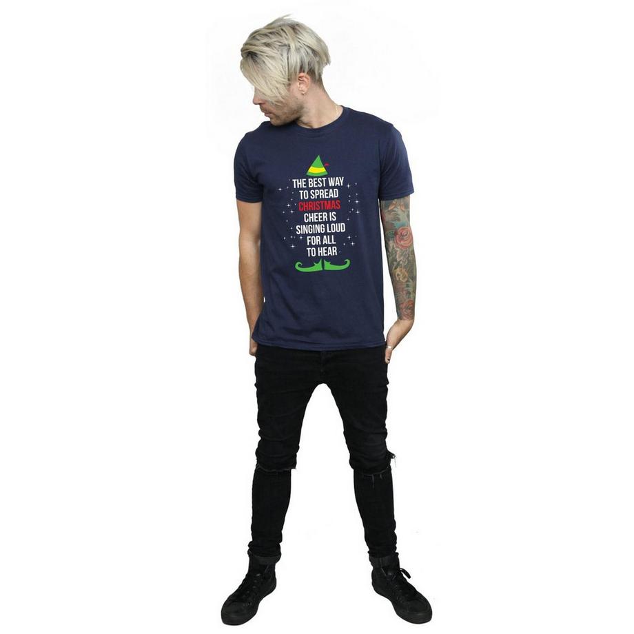 Elf T-shirt Christmas Cheer  