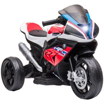 Motocicletta Elettrica Per Bambini Motocicletta Per Bambini Veicolo Elettrico 6V Triciclo Elettrico Veicolo Per Bambini Con 3 Modalità Musicali 2,5 Km/H Da 18 Mesi Pp Metallo Rosso