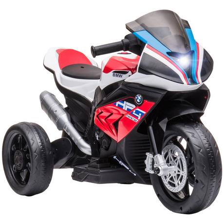 Northio  Motocicletta Elettrica Per Bambini Motocicletta Per Bambini Veicolo Elettrico 6V Triciclo Elettrico Veicolo Per Bambini Con 3 Modalità Musicali 2,5 Km/H Da 18 Mesi Pp Metallo Rosso 