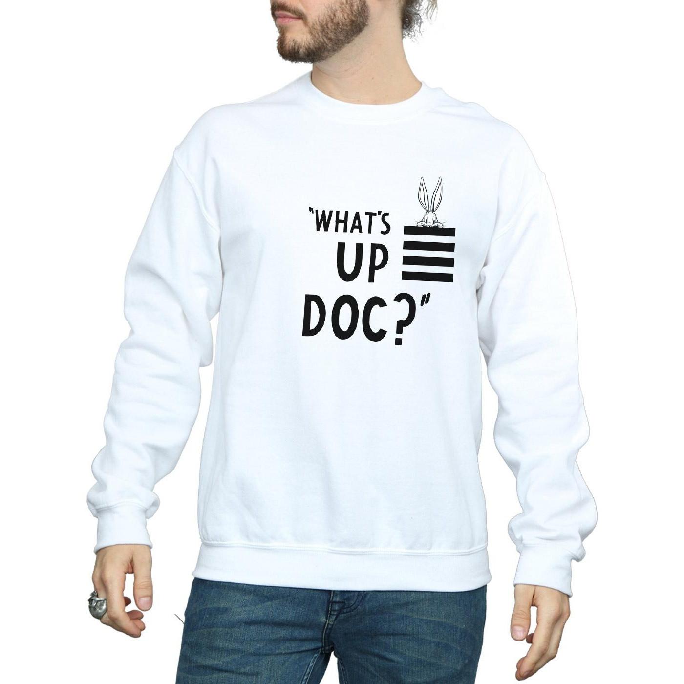 LOONEY TUNES What's Up Doc Bugs Bunny Sweatshirt  