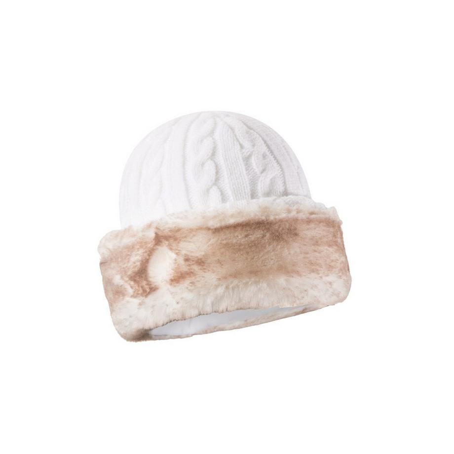 Mountain Warehouse Bonnet d'hiver avec bordure en fausse fourrure  