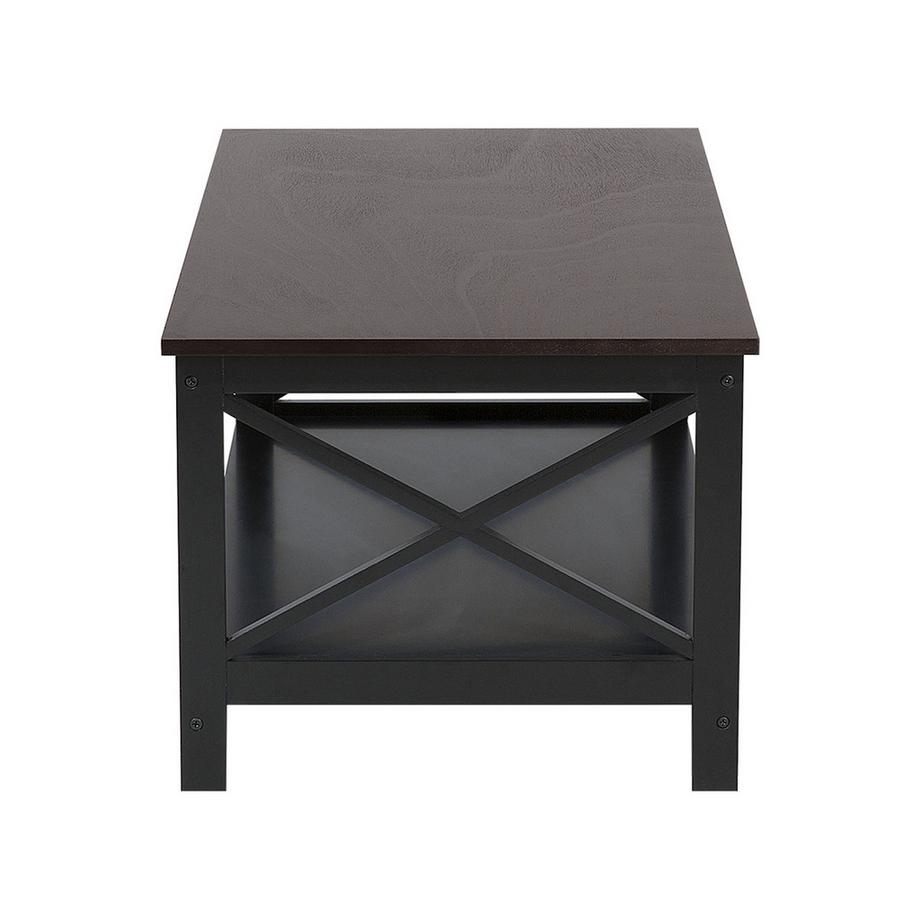 Beliani Tavolino da caffè en Fibra a media densità (MDF) Rustico FOSTER  