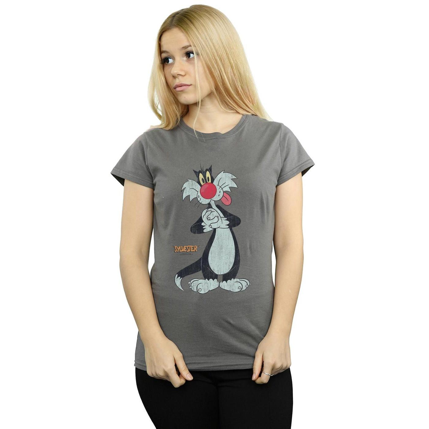 LOONEY TUNES Sylvester the Cat bedrucktes T-Shirt  