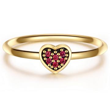 Femme Bague Coeur