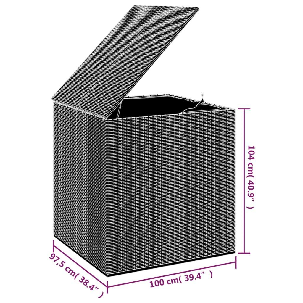 VidaXL Kissenbox poly-rattan  