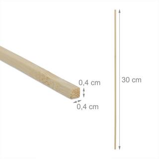 Northix Set mit 200 Bambusstäben 30 cm  