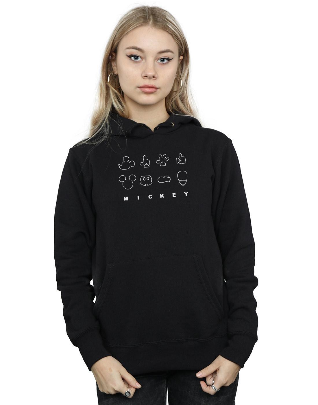 Disney  Sweat à capuche MICKEY MOUSE DECONSTRUCTED 