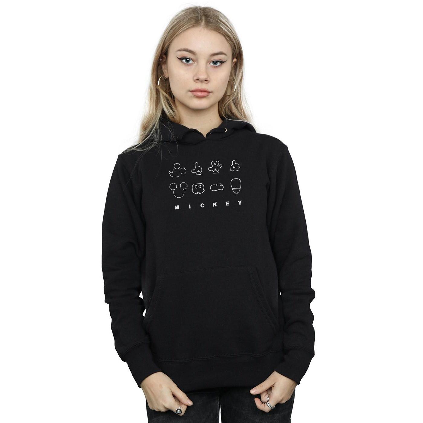 Disney Mickey Mouse Felpa con cappuccio stampata  