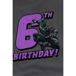 Black Panther  TShirt  6 Geburtstag 