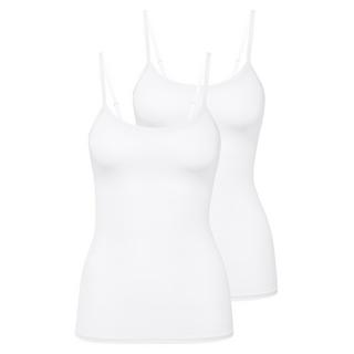 CALIDA Stretch Natural Comfort Spaghetti Top Lot de 2  