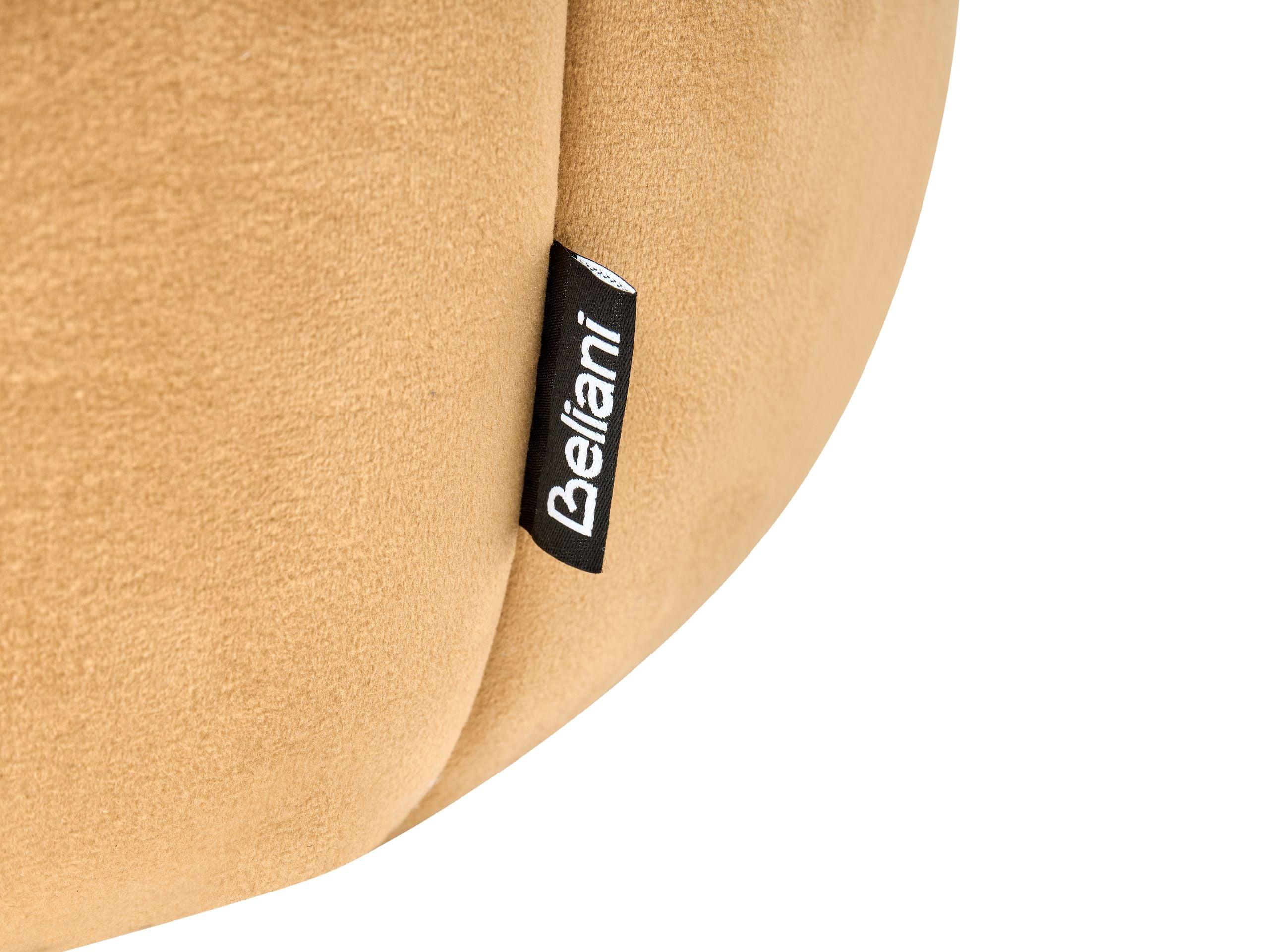 Beliani Pouf aus Samtstoff Glamourös SELBY  