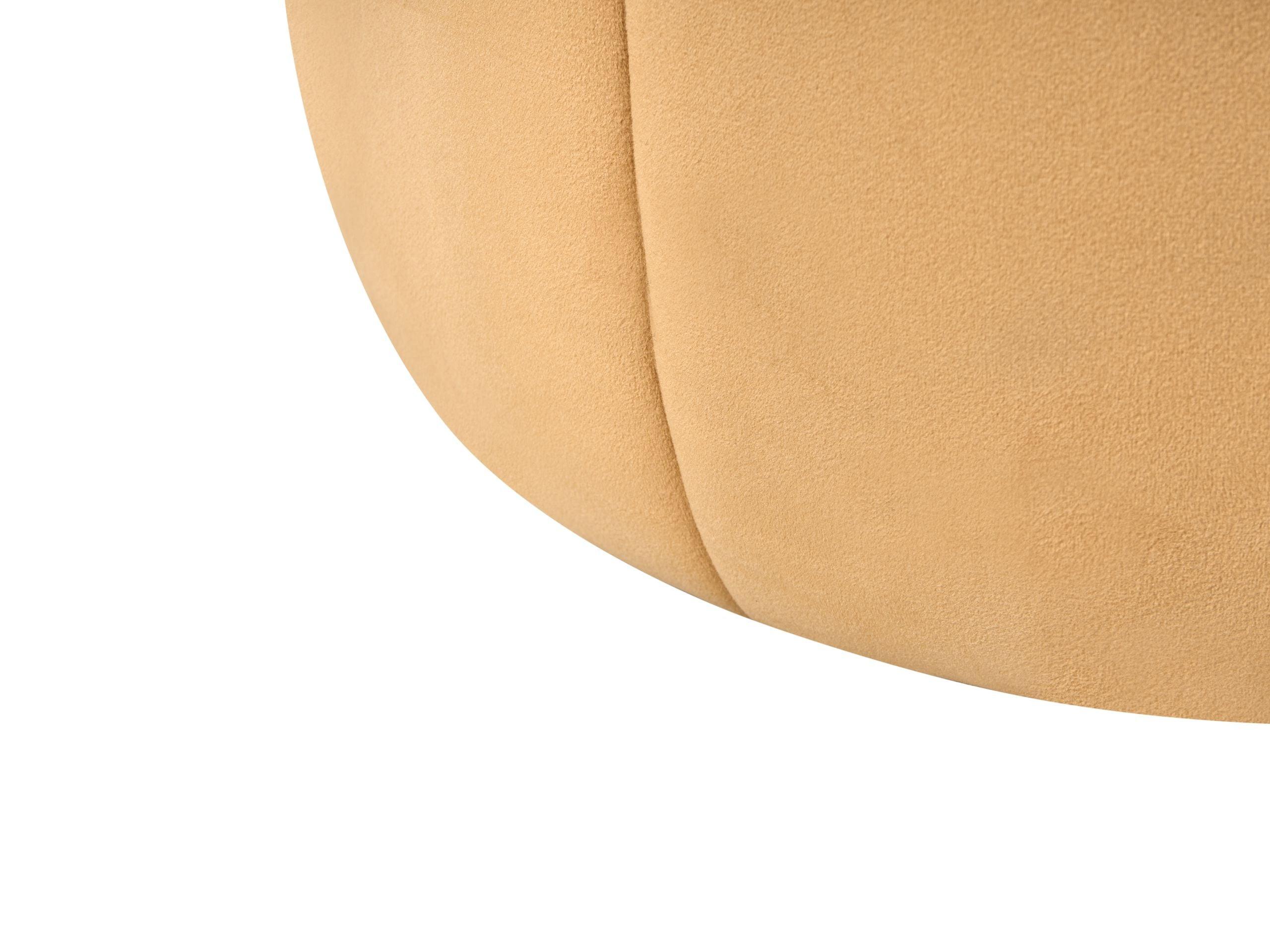 Beliani Pouf aus Samtstoff Glamourös SELBY  