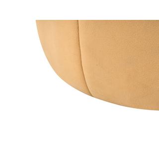 Beliani Pouf aus Samtstoff Glamourös SELBY  