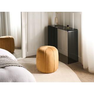 Beliani Pouf aus Samtstoff Glamourös SELBY  