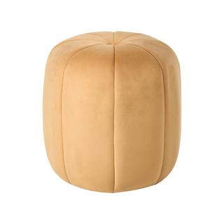 Beliani Pouf aus Samtstoff Glamourös SELBY  