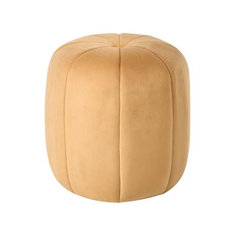 Beliani Pouf aus Samtstoff Glamourös SELBY  