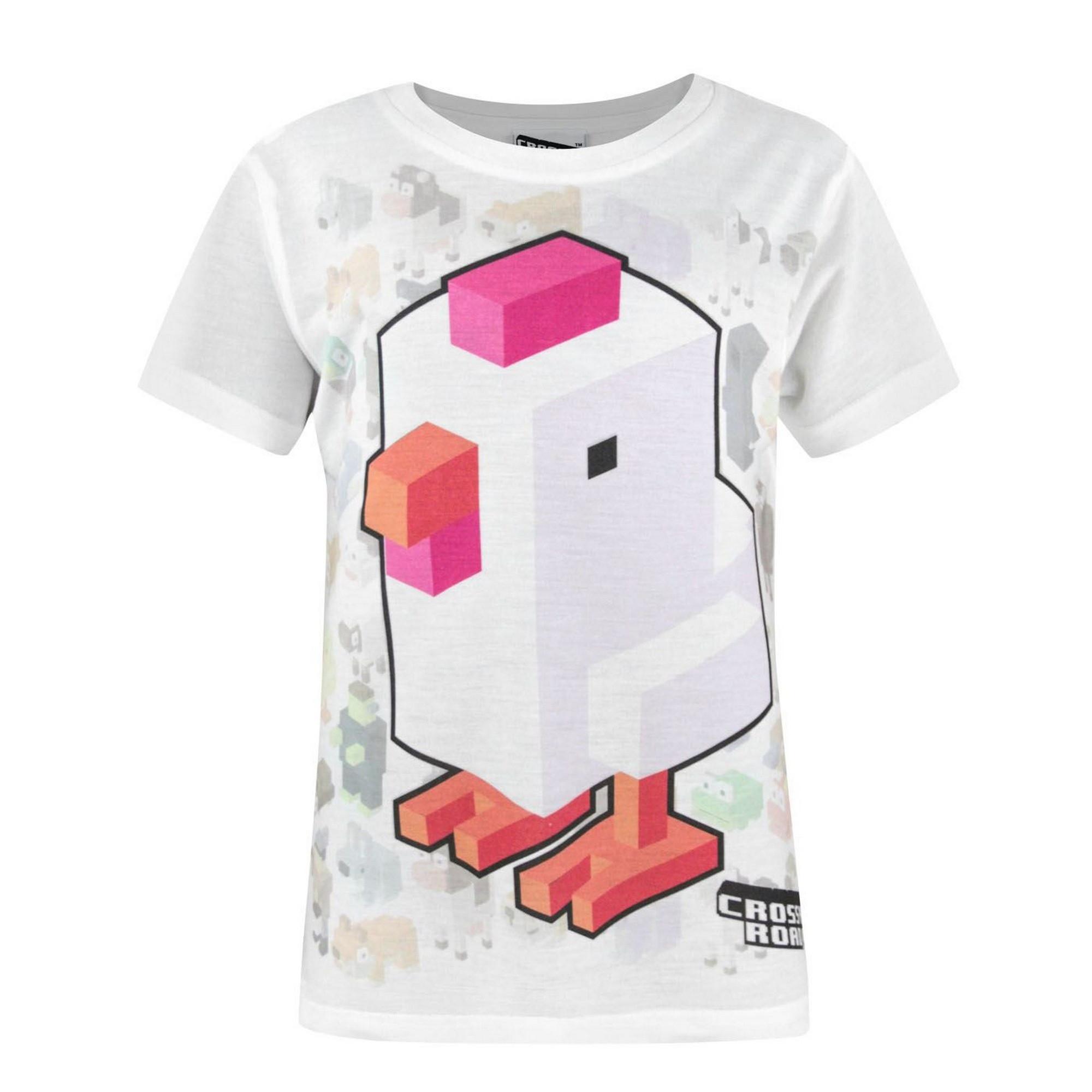 Vanilla Underground  Crossy Road personnage Tshirt à manches courtes 