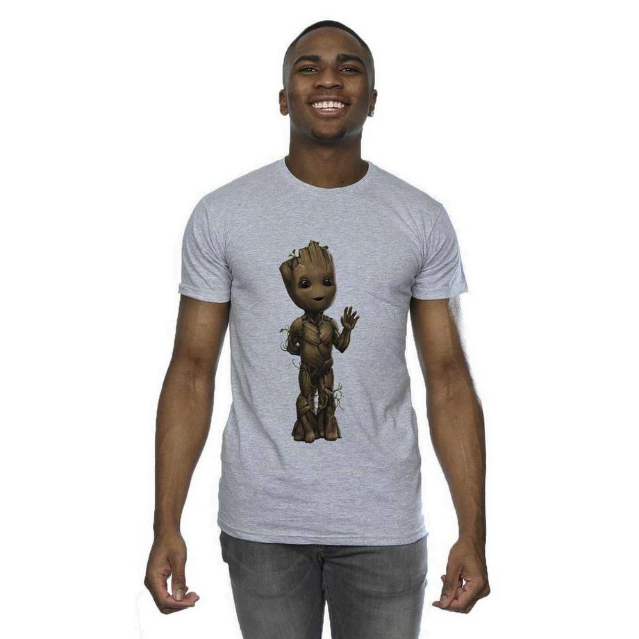 MARVEL  T-ShirtMotiftyle Ondulé Am Groot 