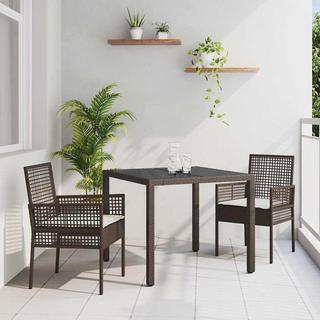 VidaXL Garten-esszimmer-set poly-rattan  