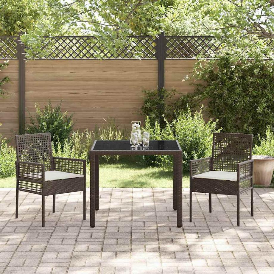 VidaXL Garten essgruppe poly-rattan  