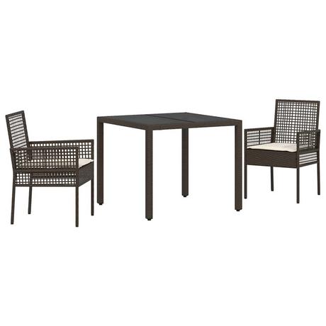 VidaXL Garten-esszimmer-set poly-rattan  
