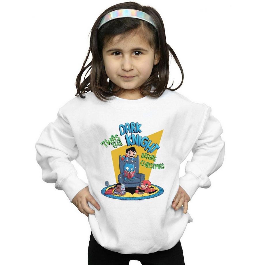 DC COMICS  Super Friends Dark Knight Before Christmas Sweatshirt 