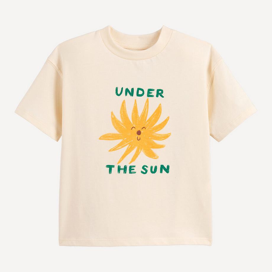 La Redoute Collections  Oversize-T-Shirt mit Rundhalsausschnitt 