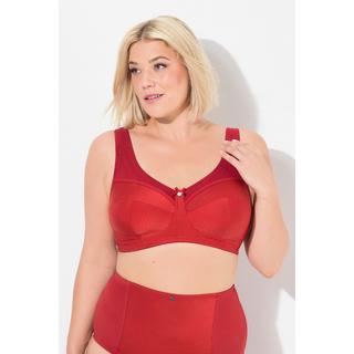 Ulla Popken  Reggiseno sostenitivo modello Kelly senza ferretto e con texture e coppa C-H 