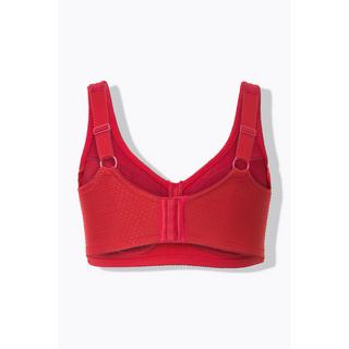 Ulla Popken  Reggiseno sostenitivo modello Kelly senza ferretto e con texture e coppa C-H 