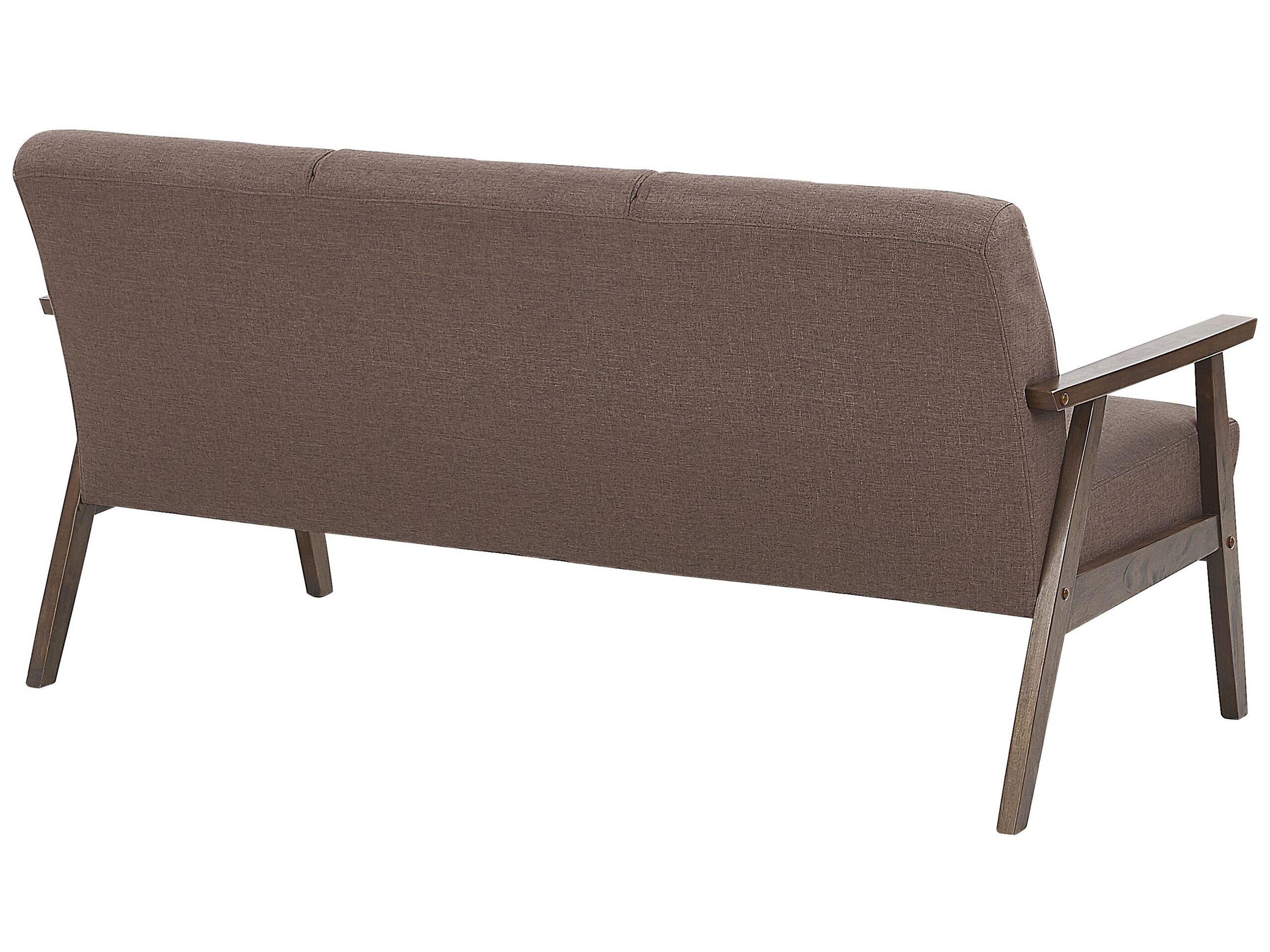 Beliani 3 Sitzer Sofa aus Polyester Retro ASNES  