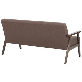 Beliani 3 Sitzer Sofa aus Polyester Retro ASNES  