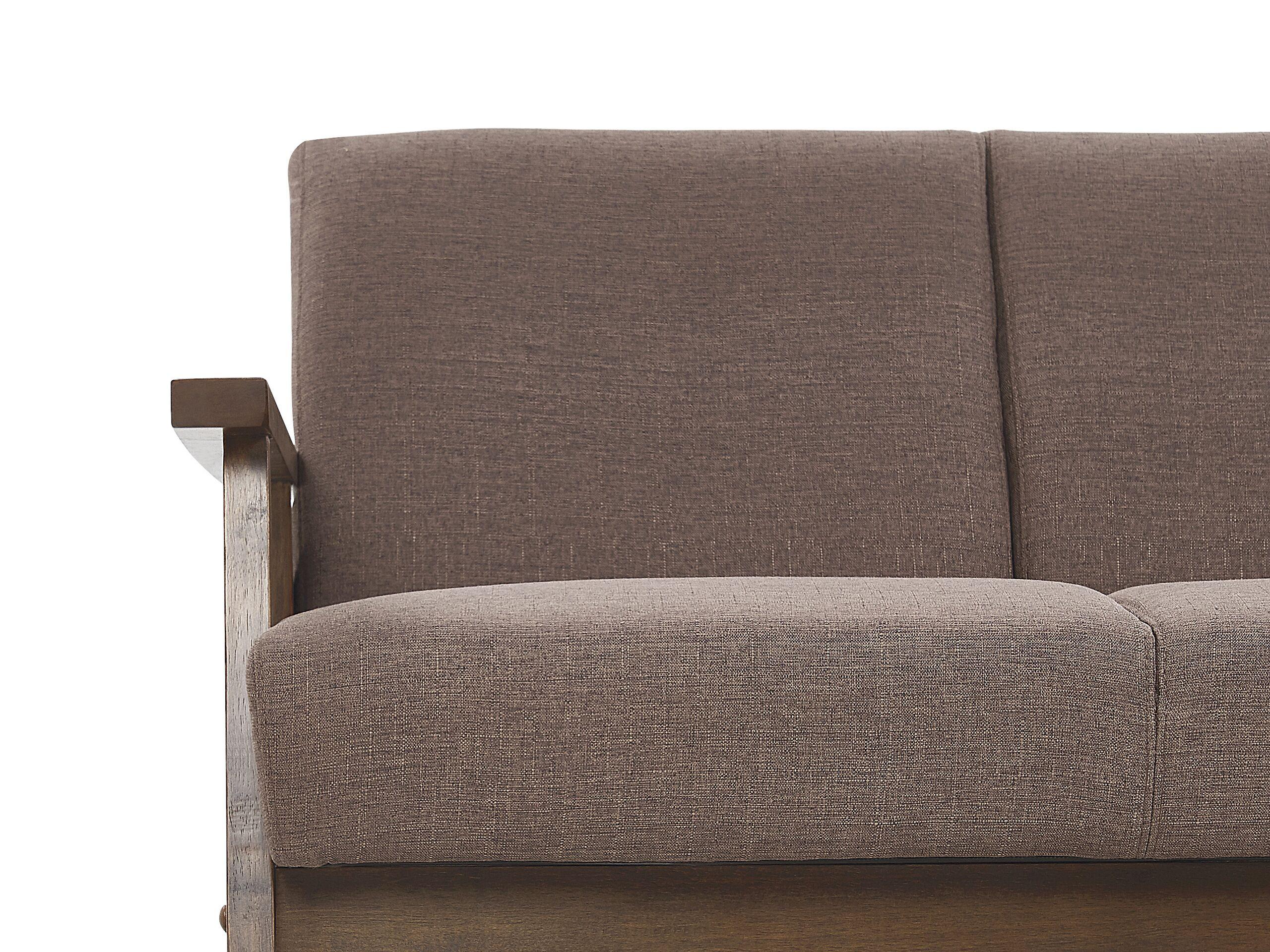 Beliani 3 Sitzer Sofa aus Polyester Retro ASNES  