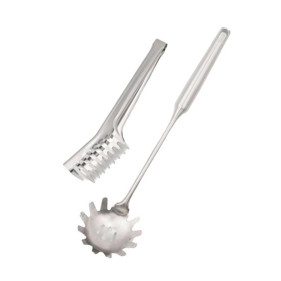 Intirilife Ensemble de 2 pièces cuillère à spaghetti et pince à spaghetti