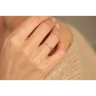 La Garçonne Diamant  Silber- und Diamantring 