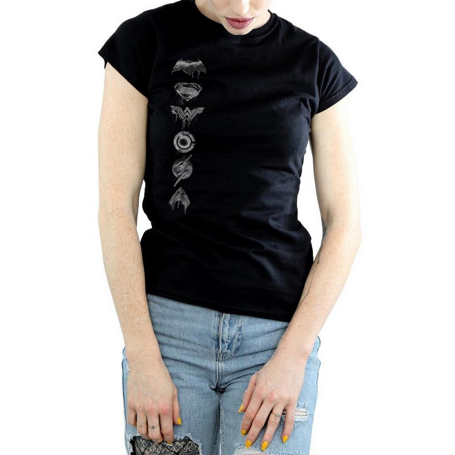 Justice League Justice League Stacked Logo T-Shirt  