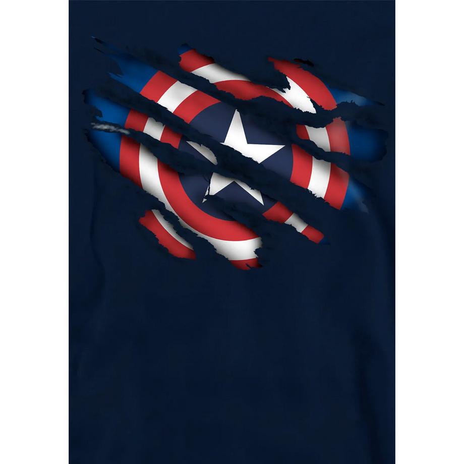 CAPTAIN AMERICA  Felpa Con Cappuccio Da Indossare 