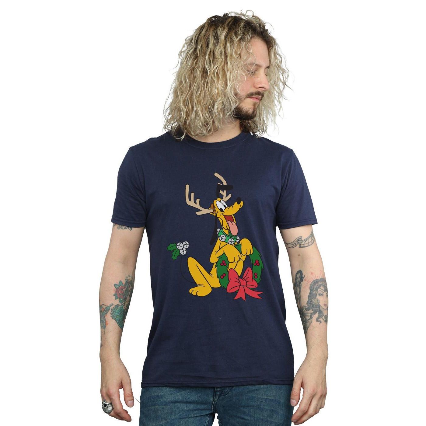 Disney Pluto Rentier Weihnachts T-Shirt  