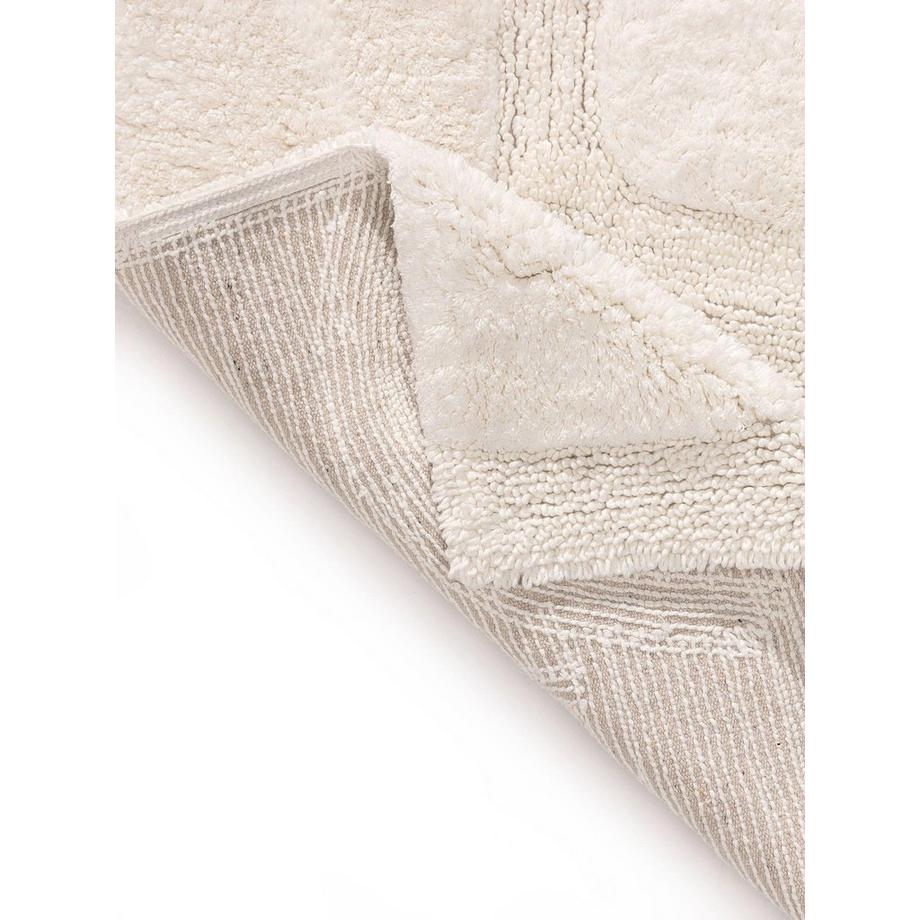 Benuta Tapis de Bain Nehir Blanc  