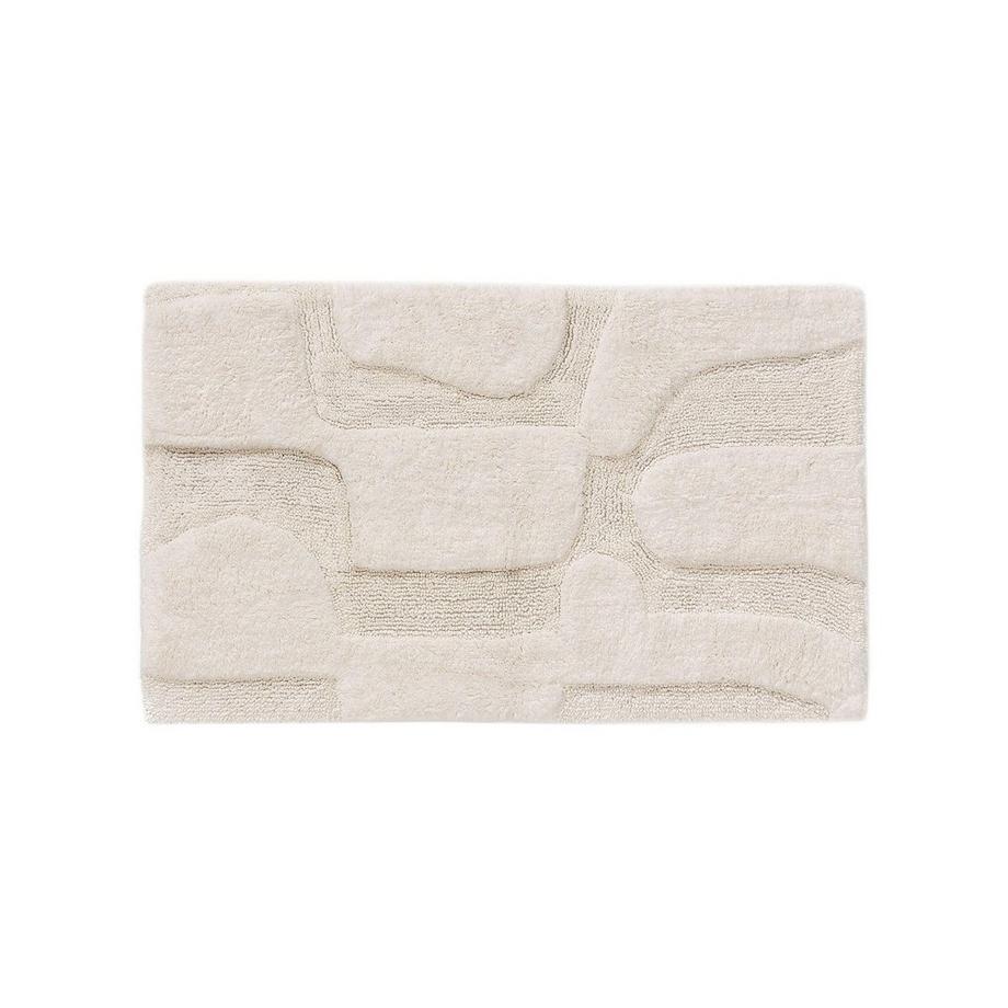 Benuta Tapis de Bain Nehir Blanc  