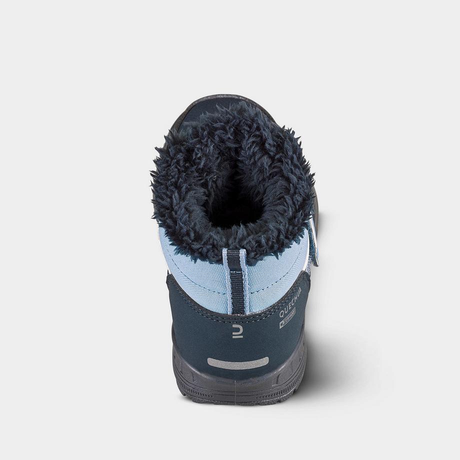 QUECHUA  Scarpe sportive bambino velcro calde impermeabili 