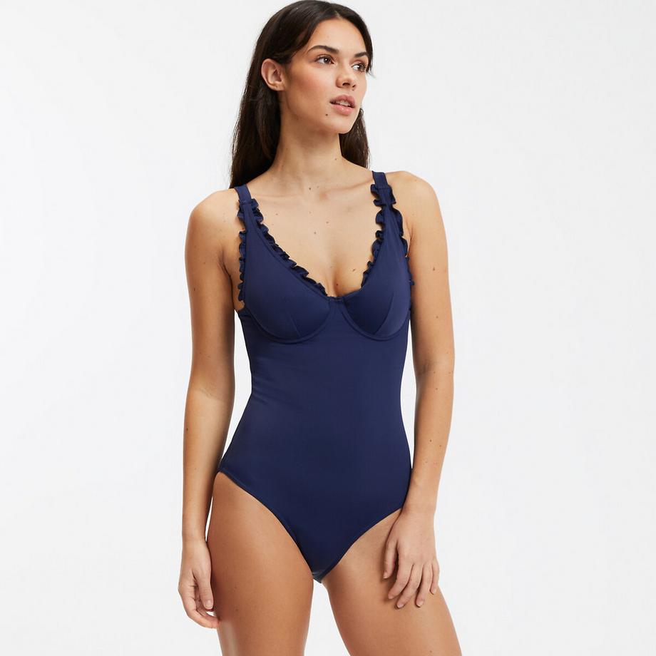 La Redoute Collections Badeanzug Bauch-weg-Effekt  