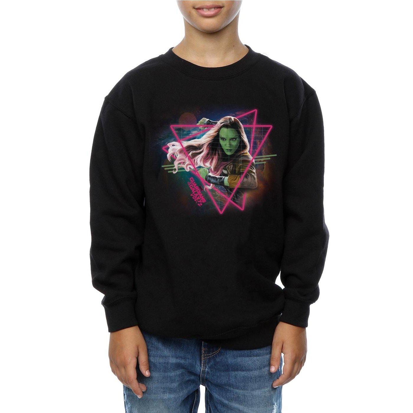 MARVEL  Guardians Of The Galaxy Neon Gamora Sweatshirt 