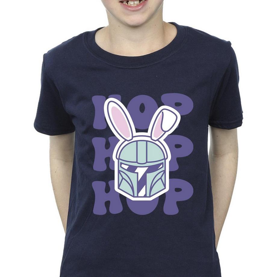 STAR WARS  The Mandalorian Hop Into Easter Maglietta 
