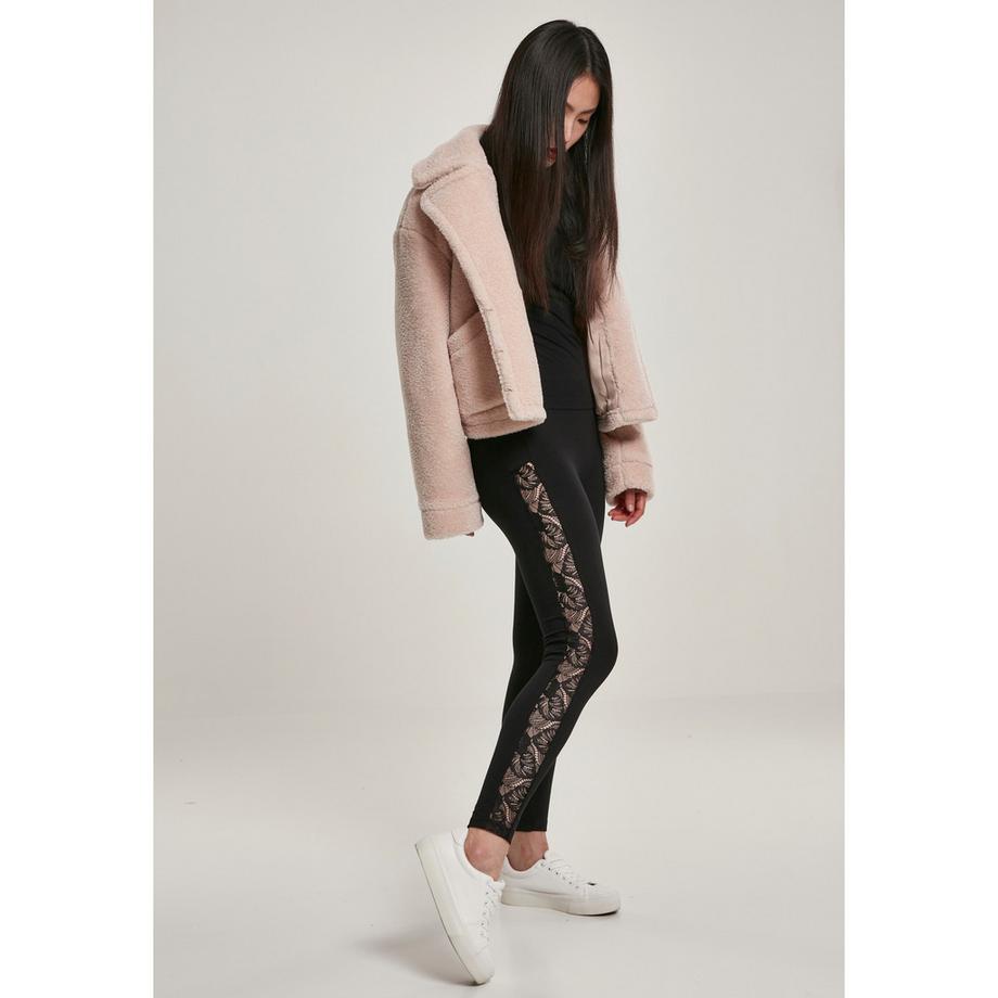 URBAN CLASSICS Urban Classic Gestreifte Spitze Leggings  