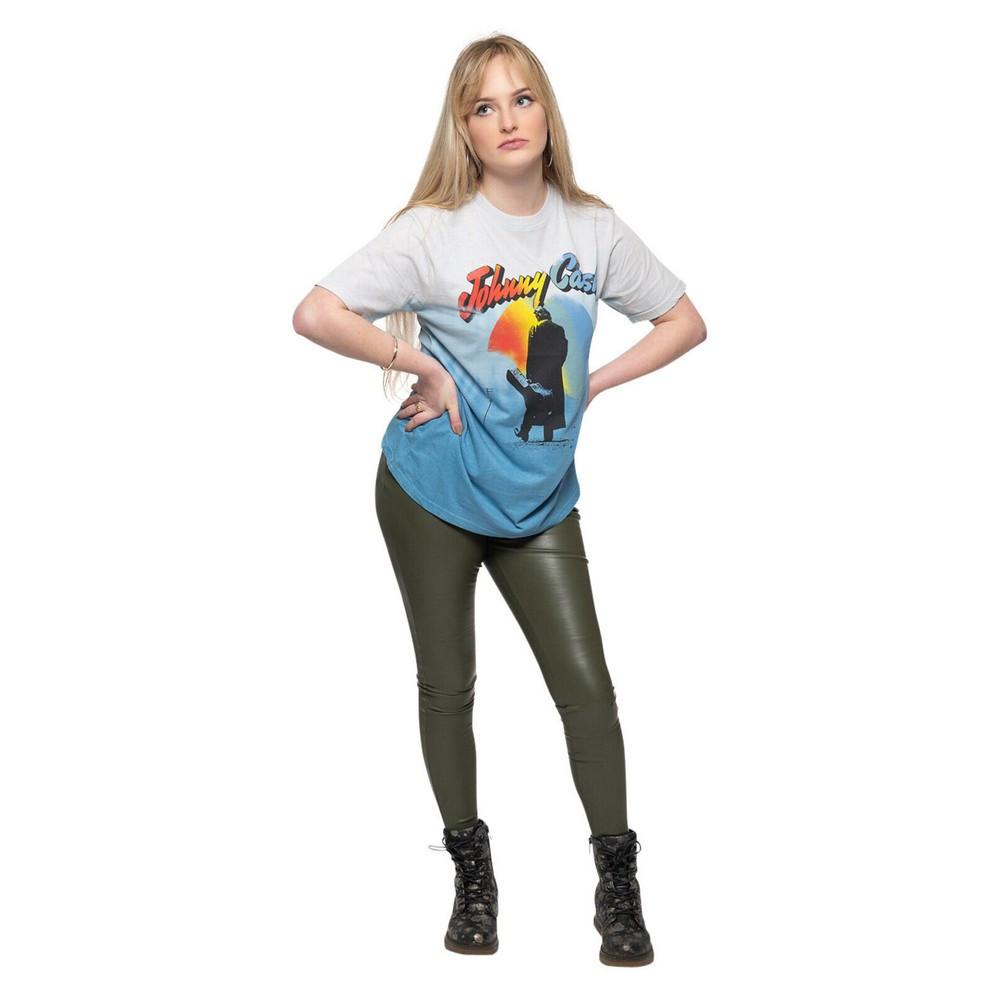 Johnny Cash Walking Guitar T-Shirt  