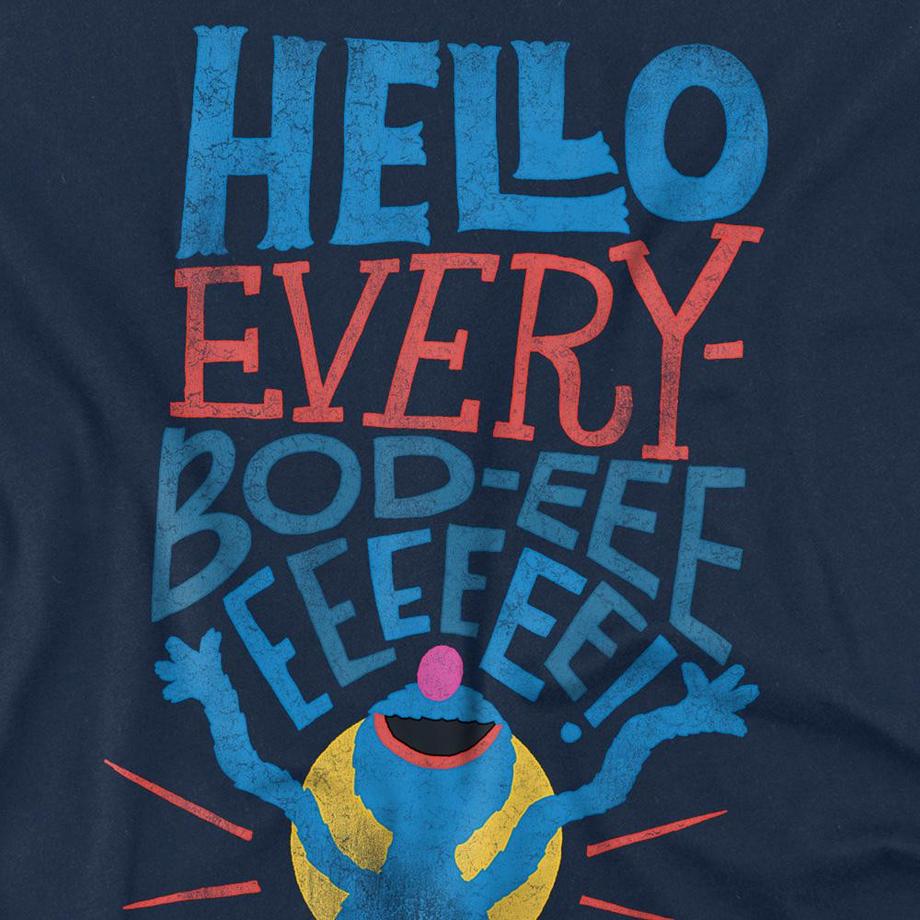 Sesame Street Hello Everybody Maglietta Grover  
