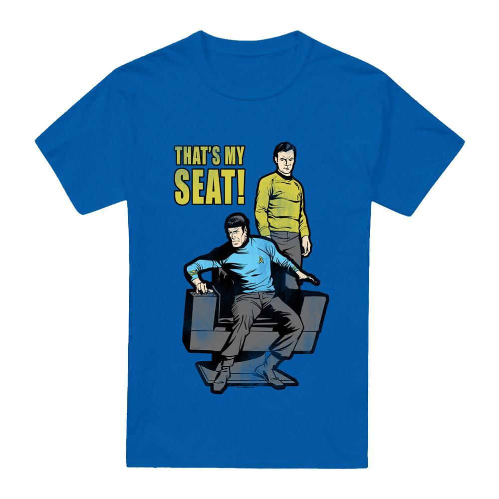 Star Trek My Seat Bedrucktes Kurzarm T-Shirt  