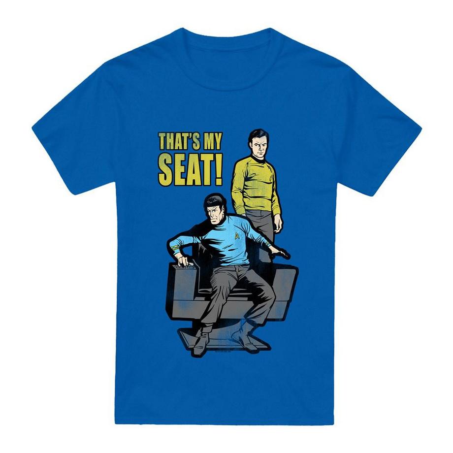Star Trek My Seat T-Shirt Imprimé Manches Courtes  