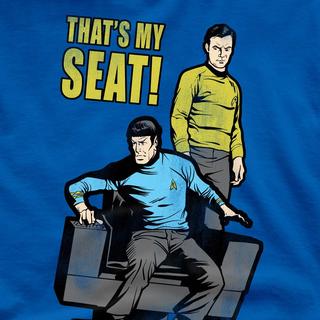 Star Trek My Seat Bedrucktes Kurzarm T-Shirt  