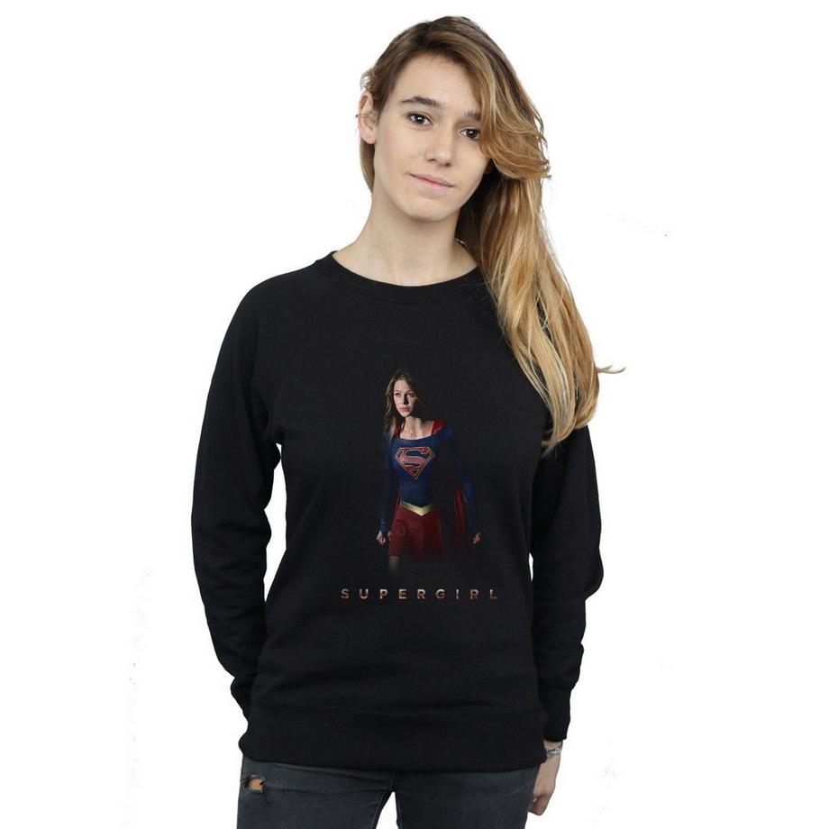 DC COMICS Supergirl Sweatshirt Col Rond  